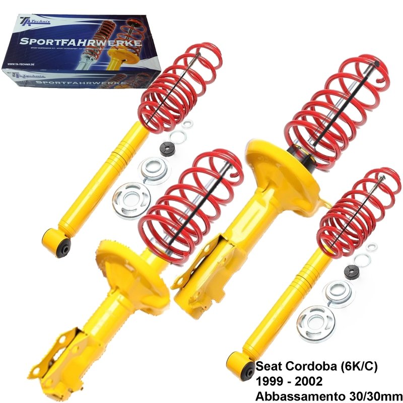 Kit Assetto Sportivo Fisso Tatechnix Seat Cordoba (6K/C) da 07.1999 a 2002