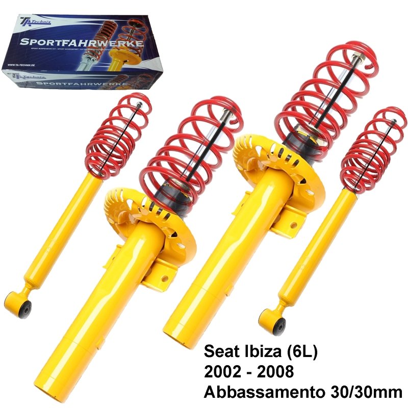 Kit Assetto Sportivo Fisso Tatechnix Seat Ibiza (6L) da 2002 a 2008
