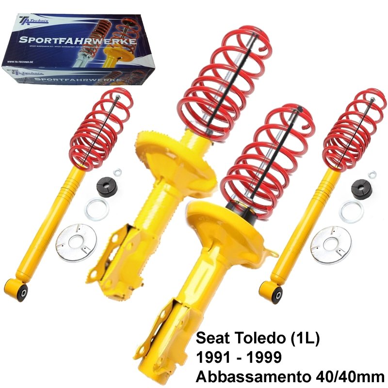 Kit Assetto Sportivo Fisso Tatechnix Seat Toledo (1L) da 1991 a 1999
