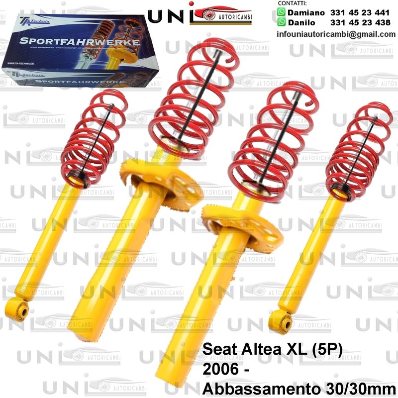 Kit Assetto Sportivo Fisso Tatechnix Seat Altea XL (5P) da 2006 -