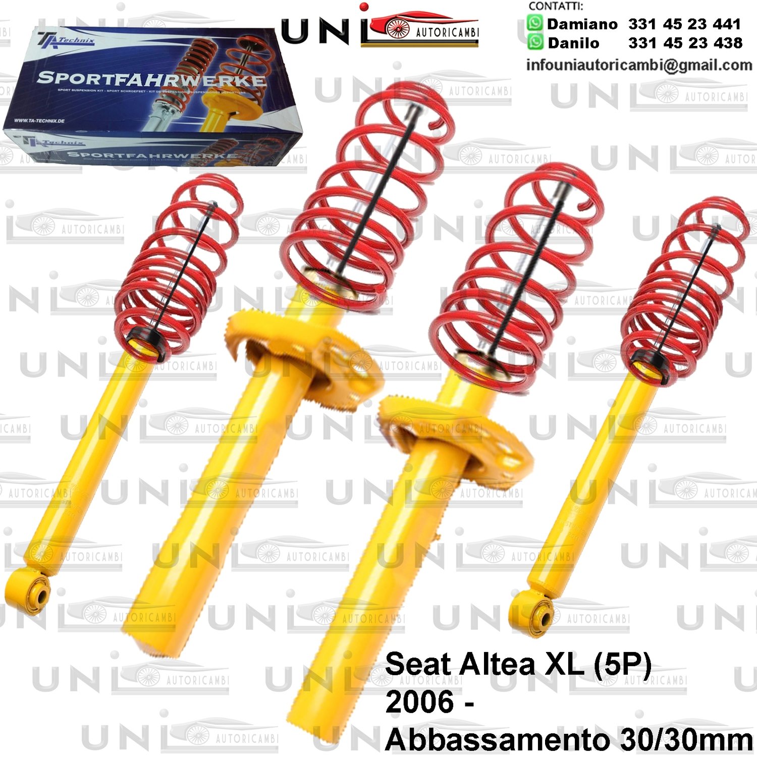 Kit Assetto Sportivo Fisso Tatechnix Seat Altea XL (5P) da 2006 -