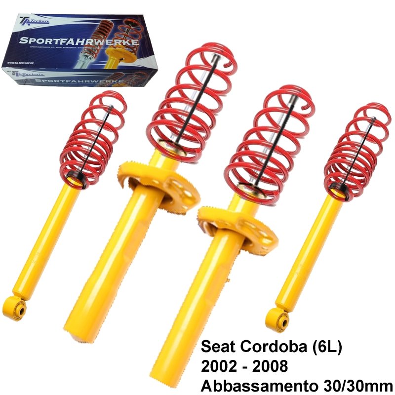 Kit Assetto Sportivo Fisso Tatechnix Seat Cordoba (6L) da 2002 a 2008