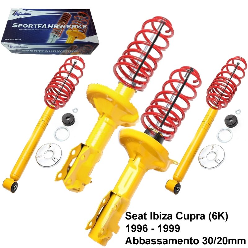 Kit Assetto Sportivo Fisso Tatechnix Seat Ibiza Cupra (6K) da 1996 a 1999