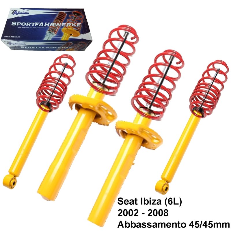 Kit Assetto Sportivo Fisso Tatechnix Seat Ibiza (6L) da 2002 a 2008