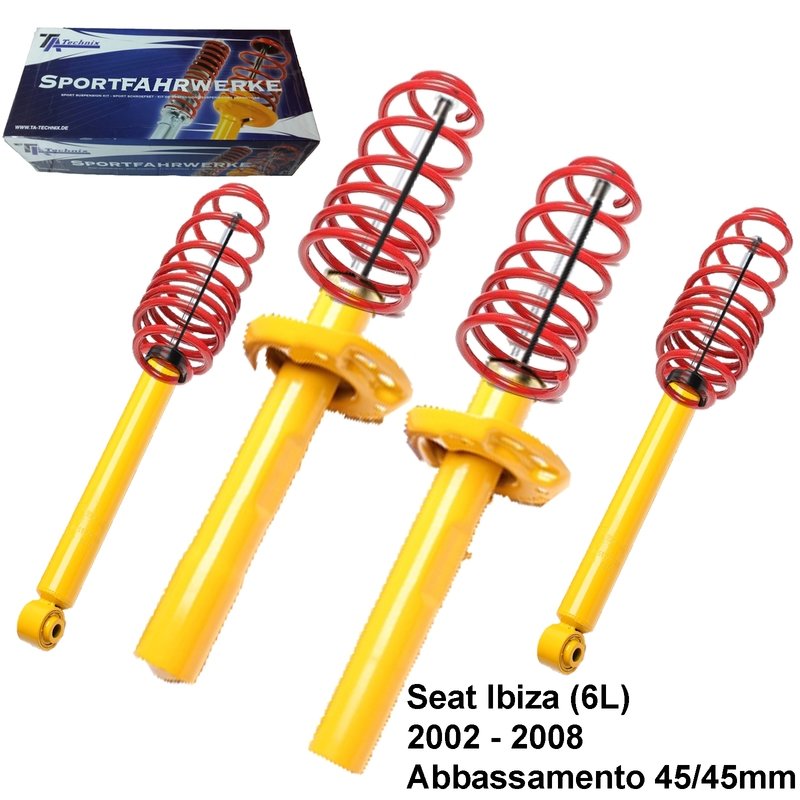 Kit Assetto Sportivo Fisso Tatechnix Seat Ibiza (6L) da 2002 a 2008