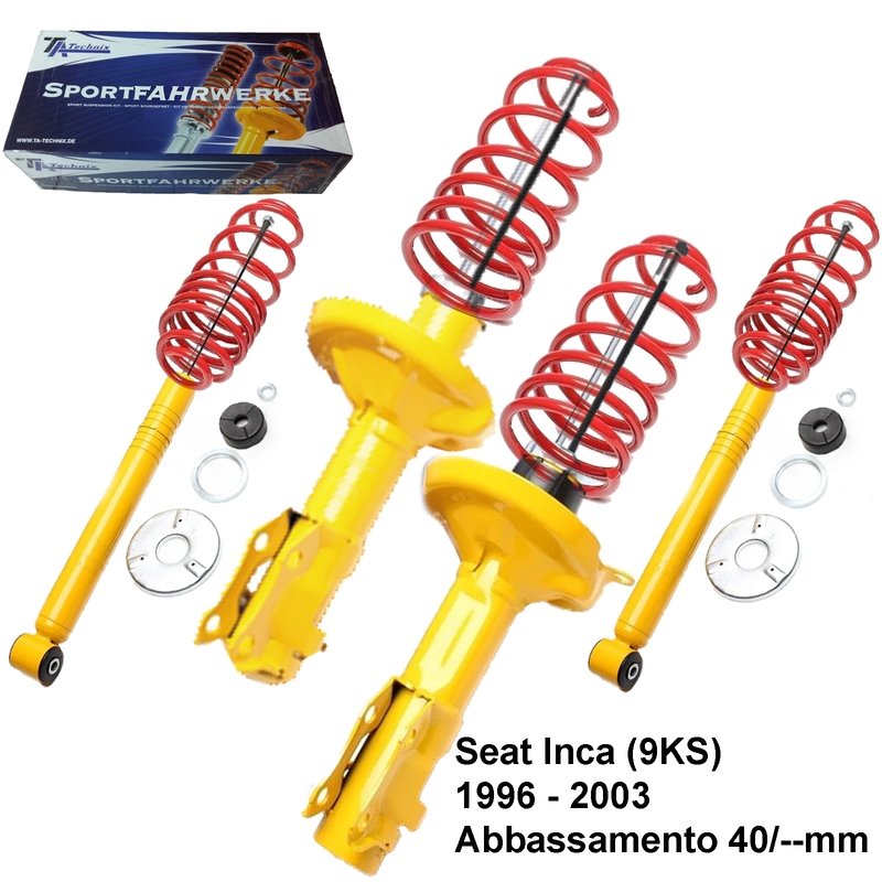 Kit Assetto Sportivo Fisso Tatechnix Seat Inca (9KS) da 1996 a 2003