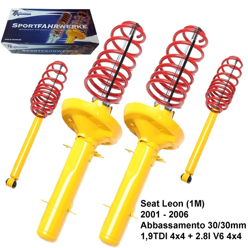 Kit Assetto Sportivo Fisso Tatechnix Seat Leon (1M) da 2001 a 2006