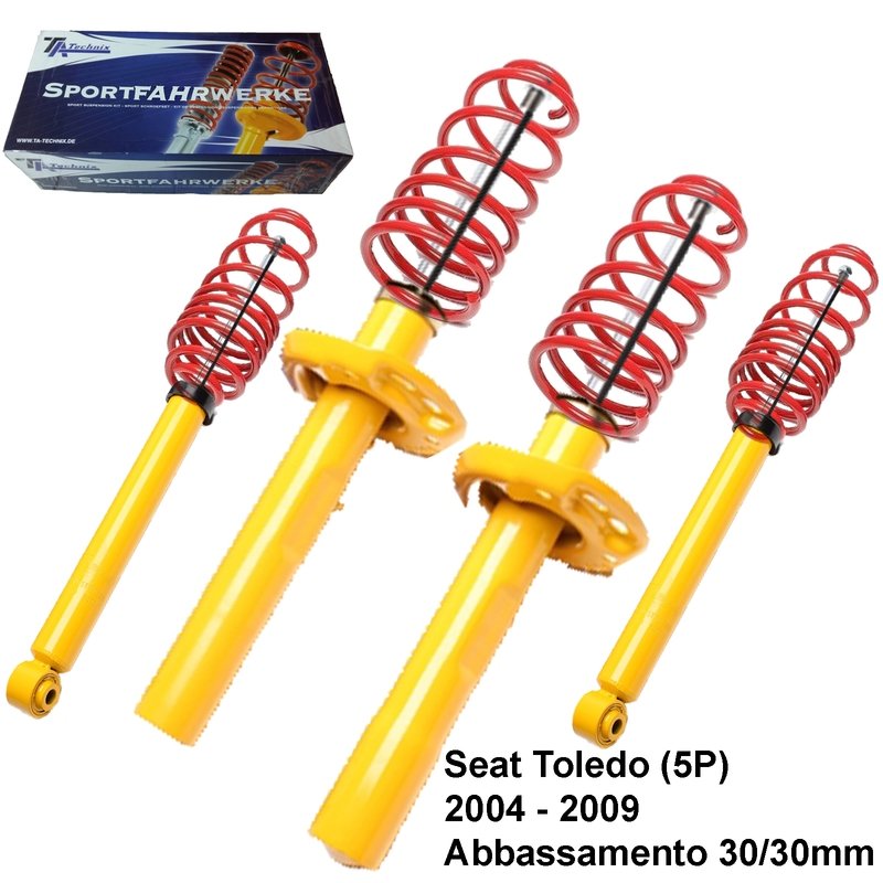 Kit Assetto Sportivo Fisso Tatechnix Seat Toledo (5P) da 2004 a 2009
