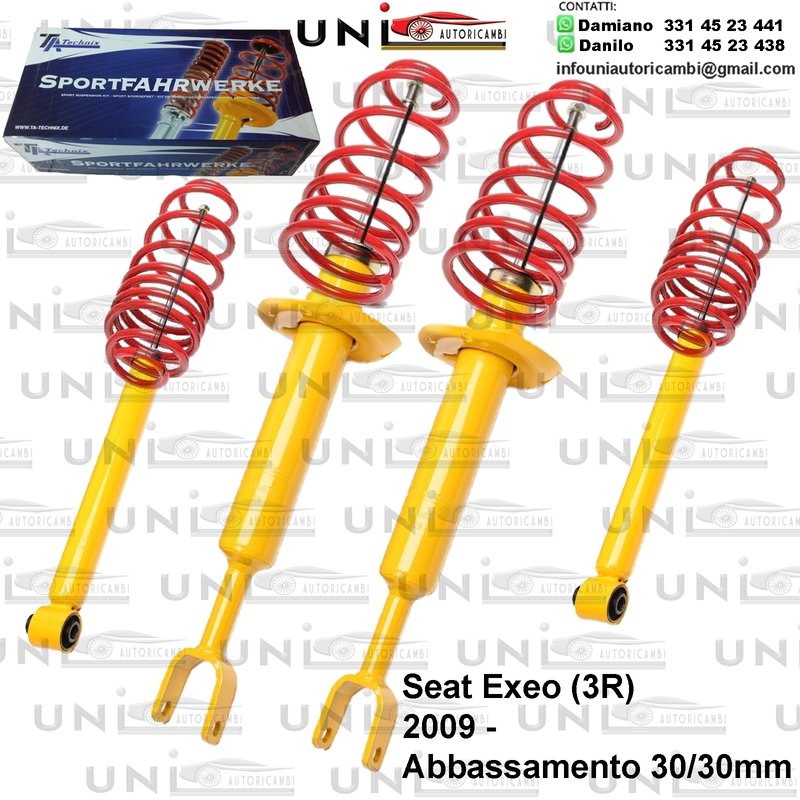 Kit Assetto Sportivo Fisso Tatechnix Seat Exeo (3R) da 04.2009 -