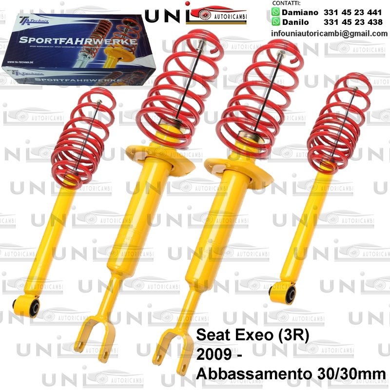 Kit Assetto Sportivo Fisso Tatechnix Seat Exeo (3R) da 04.2009 -