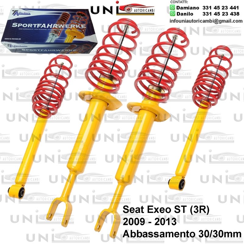 Kit Assetto Sportivo Fisso Tatechnix Seat Exeo ST (3R) da 2009 a 2013