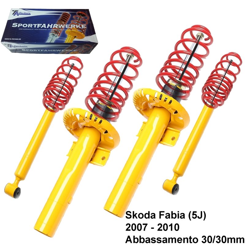 Kit Assetto Sportivo Fisso Tatechnix Skoda Fabia (5J) da 2007 - 04.2010