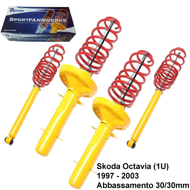 Kit Assetto Sportivo Fisso Tatechnix Skoda Octavia (1U) da 1997 a 12.2003