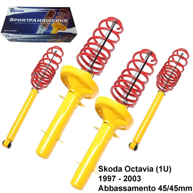 Kit Assetto Sportivo Fisso Tatechnix Skoda Octavia (1U) da 1997 a 12.2003