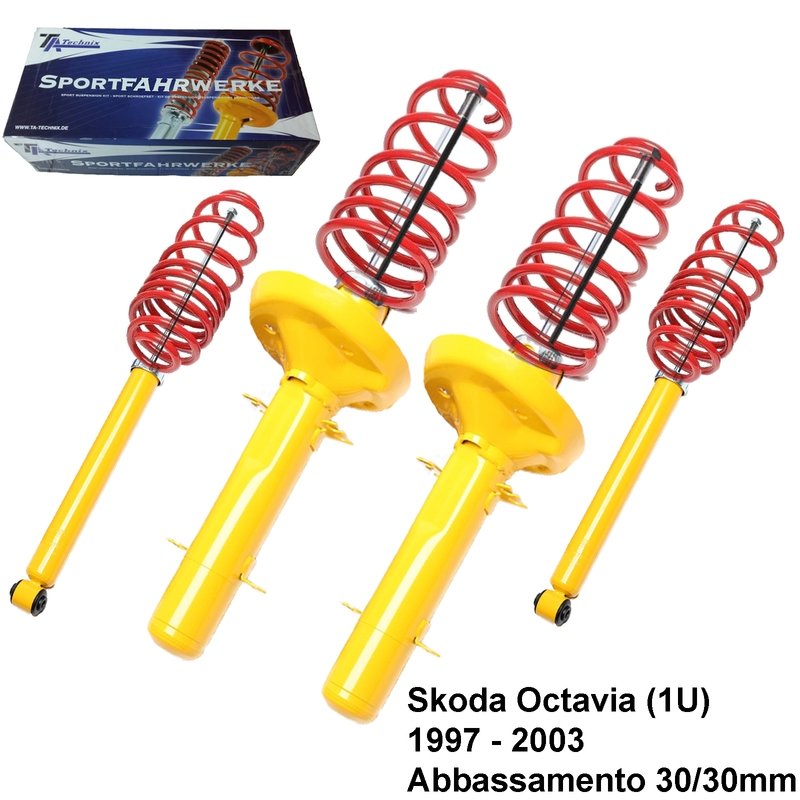 Kit Assetto Sportivo Fisso Tatechnix Skoda Octavia (1U) da 1997 a 12.2003