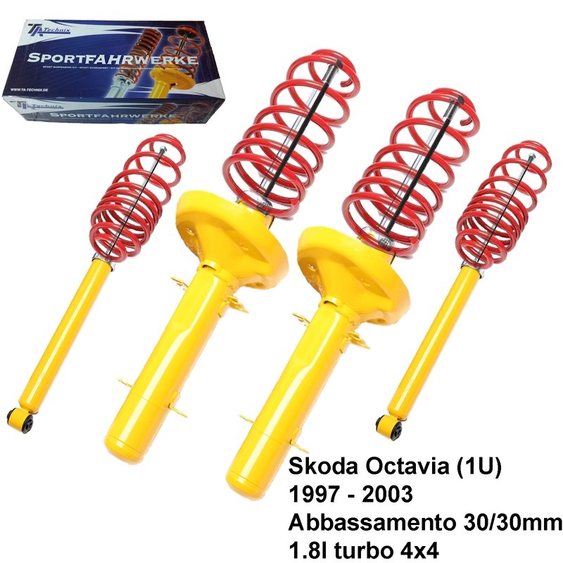 Kit Assetto Sportivo Fisso Tatechnix Skoda Octavia (1U) da 1997 a 12.2003