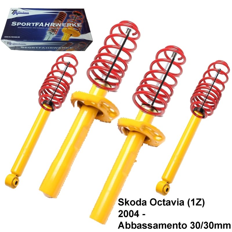 Kit Assetto Sportivo Fisso Tatechnix Skoda Octavia (1Z) da 2004 -