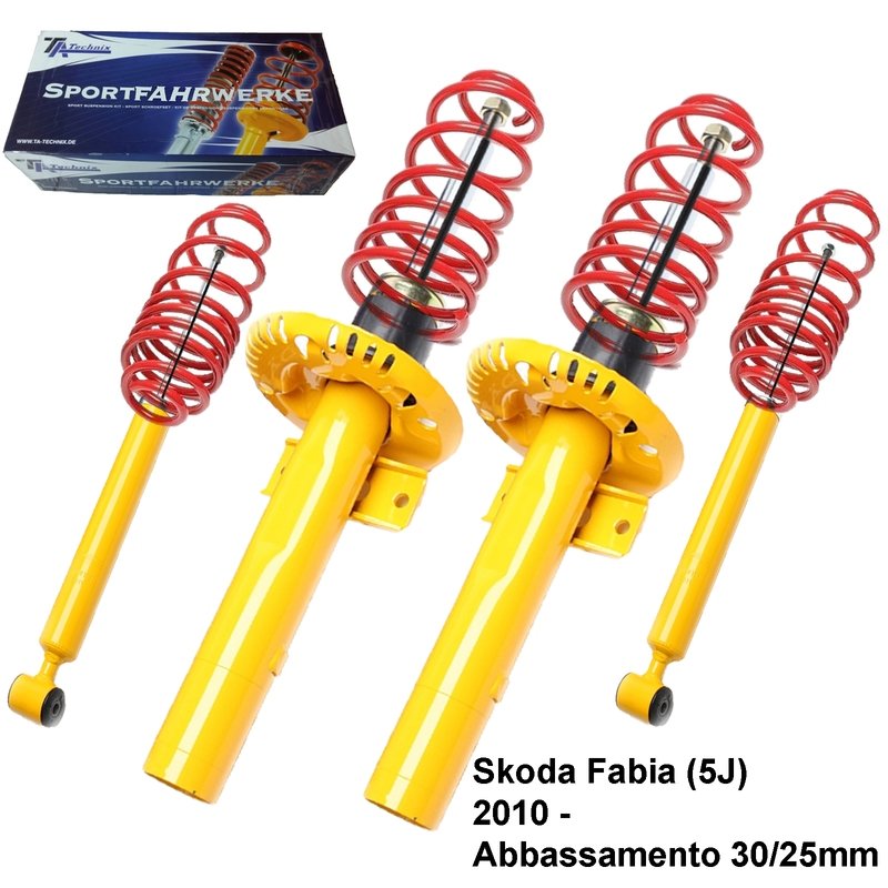 Kit Assetto Sportivo Fisso Tatechnix Skoda Fabia (5J) da 05.2010 -