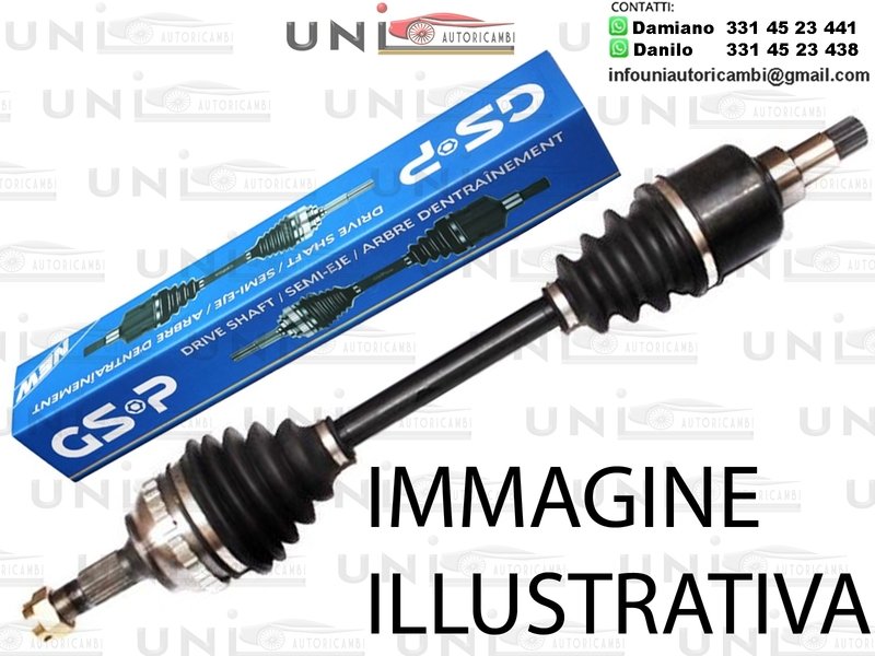 Albero Motore Semiasse Anteriore Destro Ford Fiesta V (JH, JD) da 11.2001 a -