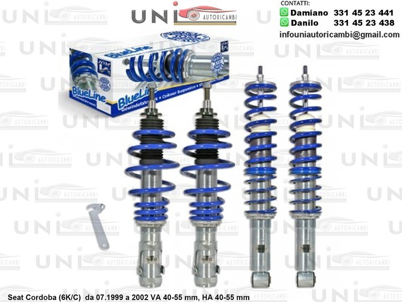 Assetto a Ghiera Regolabile Seat Cordoba (6K/C) da 07.1999 a 2002