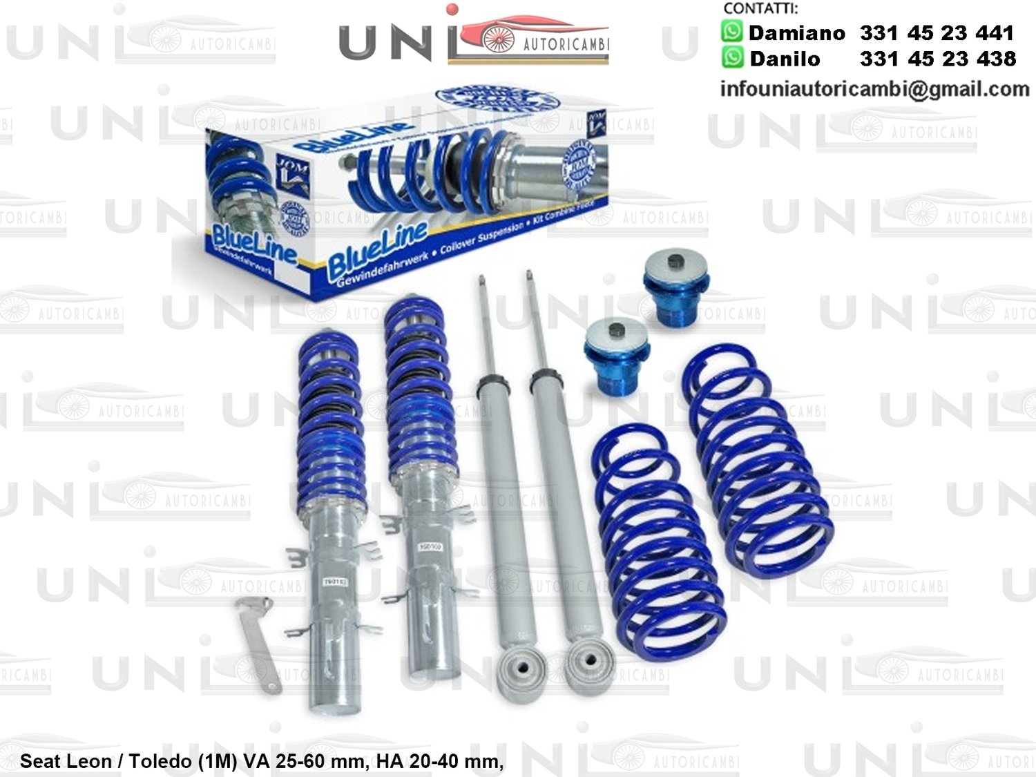 Assetto a Ghiera Regolabile Seat Leon / Toledo (1M)