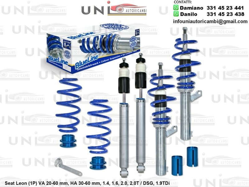 Assetto a Ghiera Regolabile Seat Leon (1P) 1.4 / 1.6 / 2.0 / 2.0T / DSG / 1.9TDi