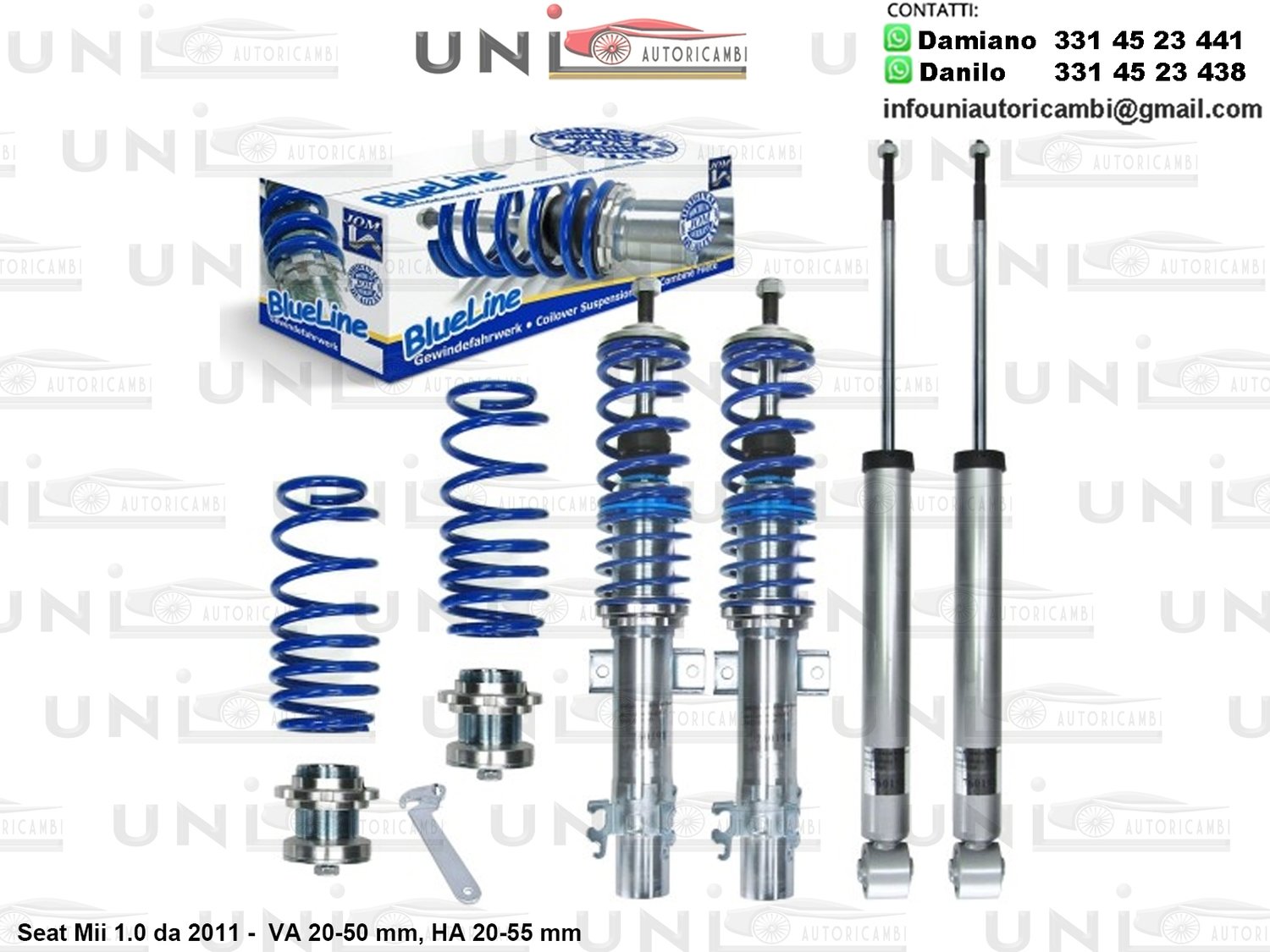 Assetto a Ghiera Regolabile Seat Mii da 2011 - , 1.0