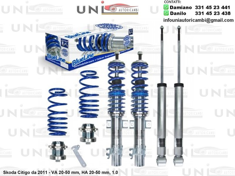 Assetto a Ghiera Regolabile Skoda Citigo da 2011 - , 1.0