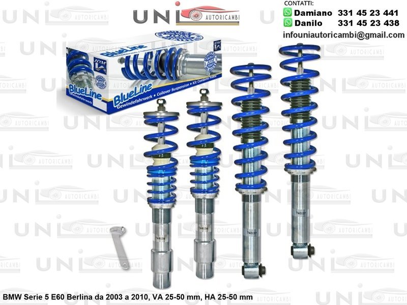 Assetto a Ghiera Regolabile BMW Serie 5 E60 Berlina da 2003 a 2010