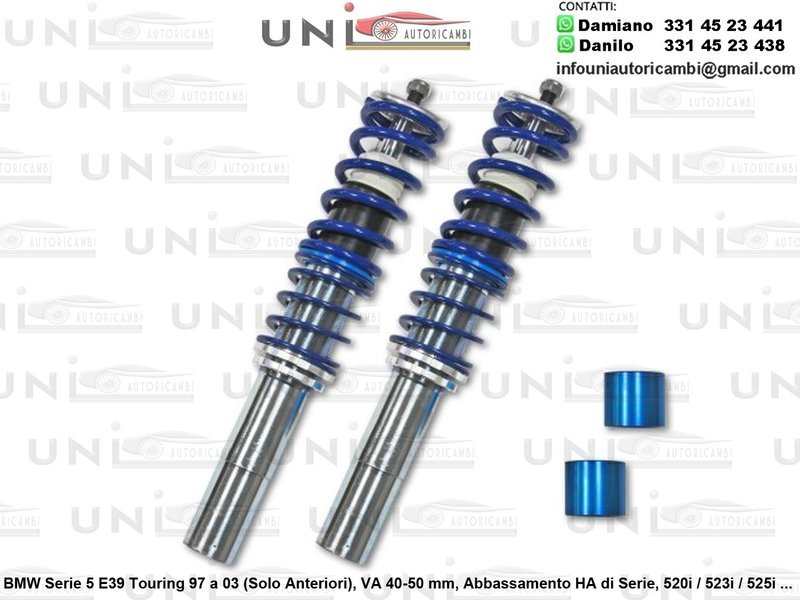 Assetto a Ghiera Regolabile Serie 5 BMW E39 Touring​ 520i / 523i / 525i / 528i / 530i / 520D / 525D / TD / TDS / 530D​ da 1997 a 2003