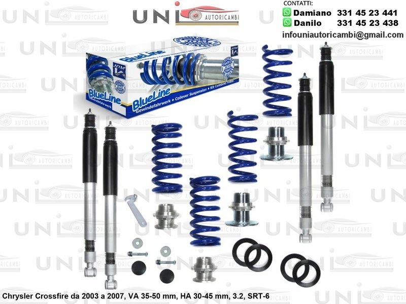 Assetto a Ghiera Regolabile Chrysler Crossfire 3.2, SRT-6 da 2003 a 2007