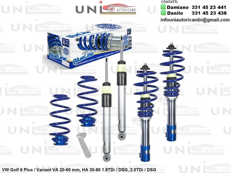 Assetto a Ghiera Regolabile VW Golf 6 Plus / Variant 1.9TDi DSG / 2.0TDi / DSG