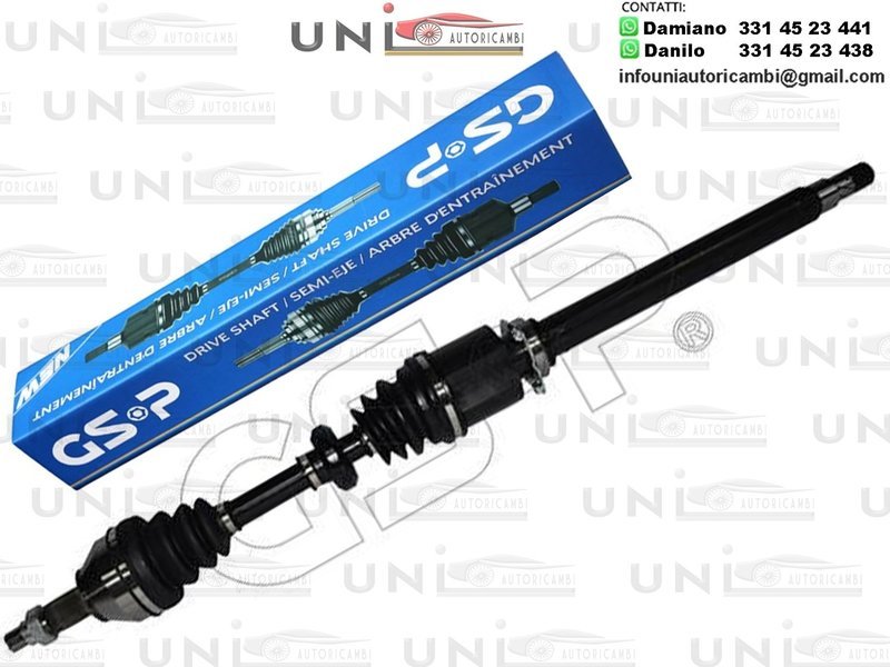 Albero Motore Semiasse Anteriore Destro Alfa Romeo 159 (939) da 2005 a 2011 , Alfa Romeo Brera da 2006 a -