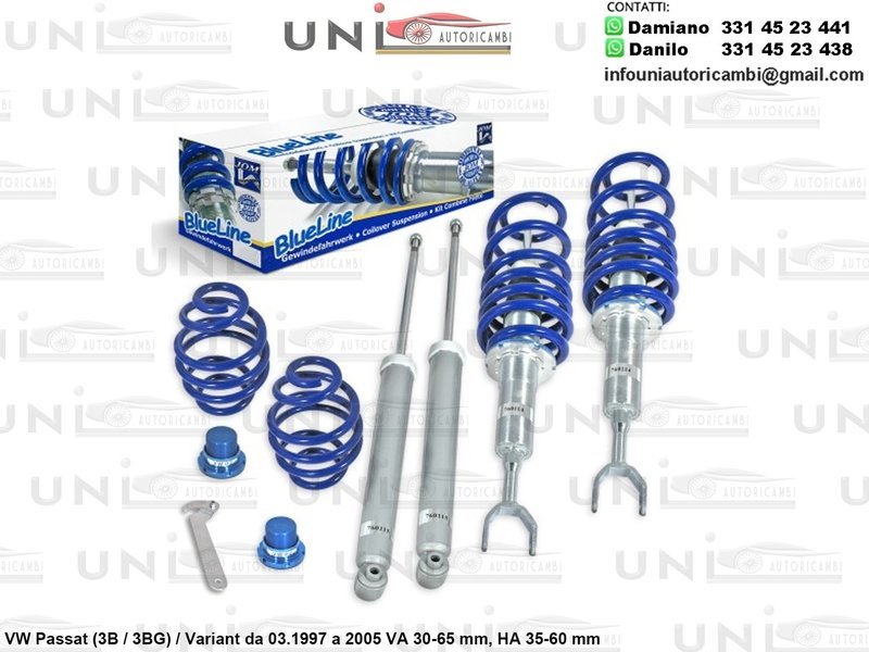 Assetto a Ghiera Regolabile VW Passat (3B / 3BG) / Variant da 03.1997 a 2005