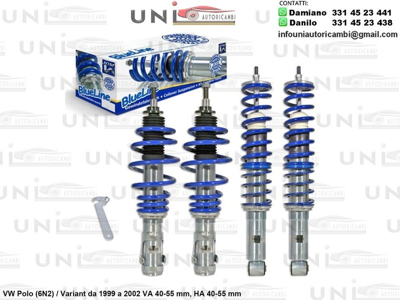 Assetto a Ghiera Regolabile VW Polo (6N2) / Variant da 1999 a 2002