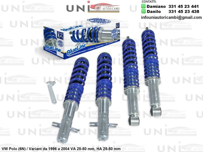 Assetto a Ghiera Regolabile VW Polo (6N) / Variant da 1996 a 2004