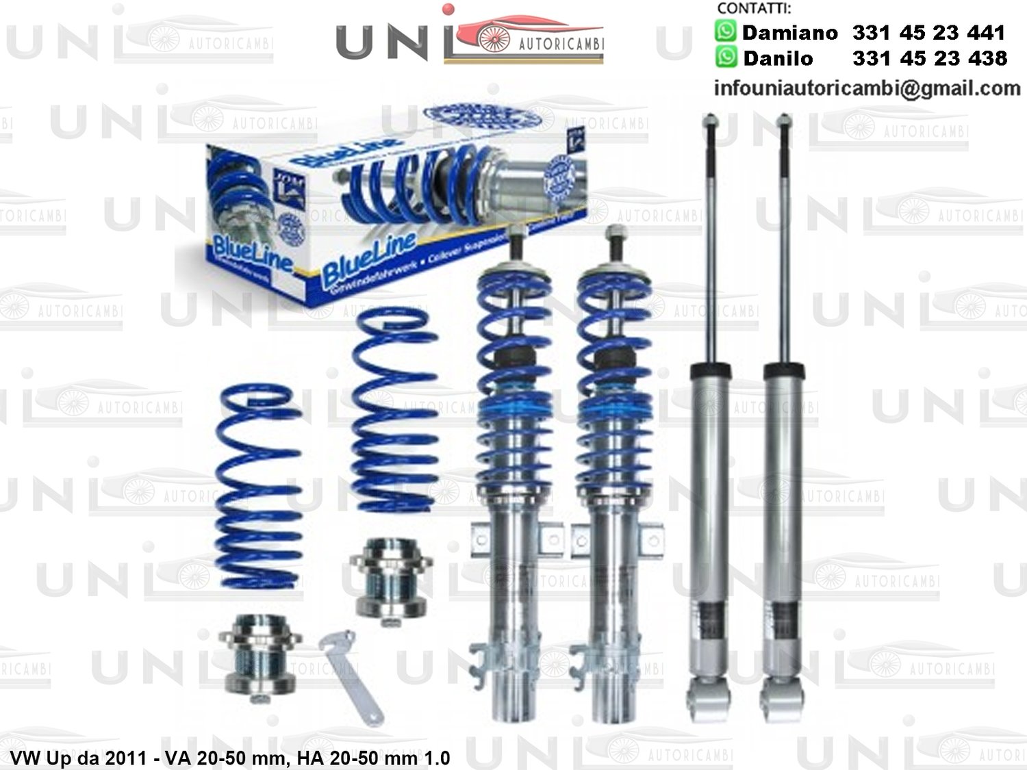 Assetto a Ghiera Regolabile VW Up 1.0 da 2011 -