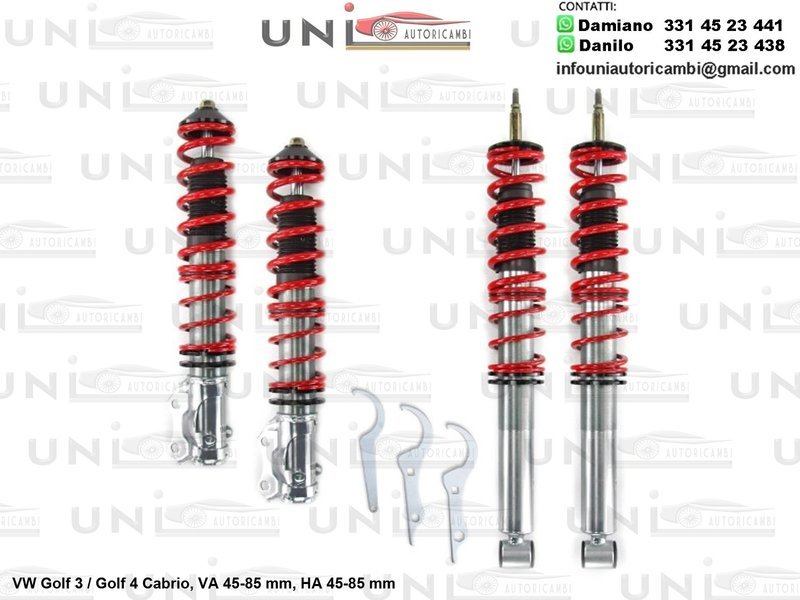 Assetto a Ghiera Regolabile VW Golf 3 / Golf 4 Cabrio