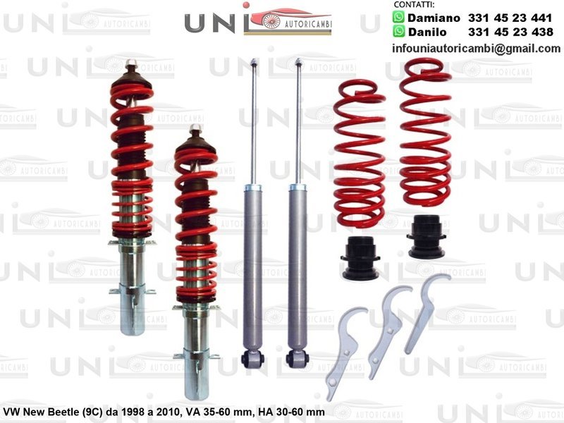 Assetto a Ghiera Regolabile VW New Beetle (9C) da 1998 a 2010