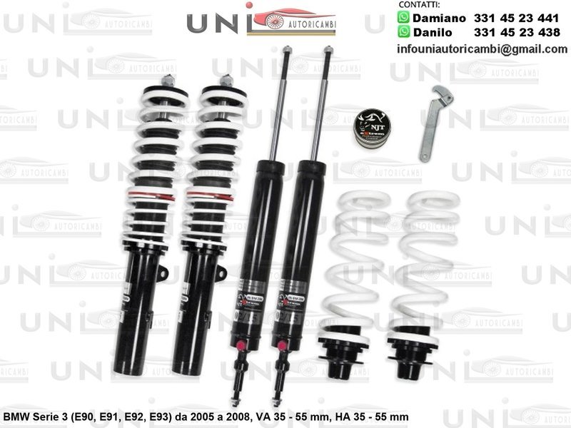 Assetto a Ghiera Regolabile BMW Serie 3 (E90, E91, E92, E93) da 2005 a 2008