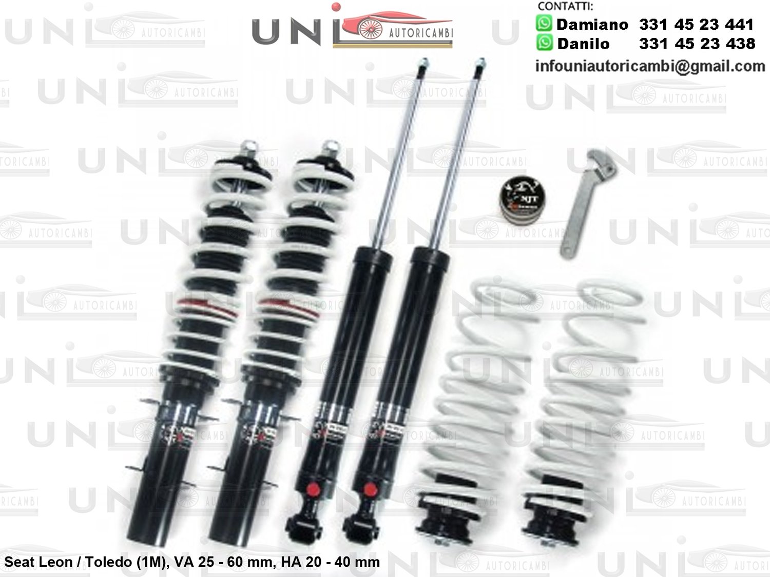 Assetto a Ghiera Regolabile Seat Leon / Toledo (1M)