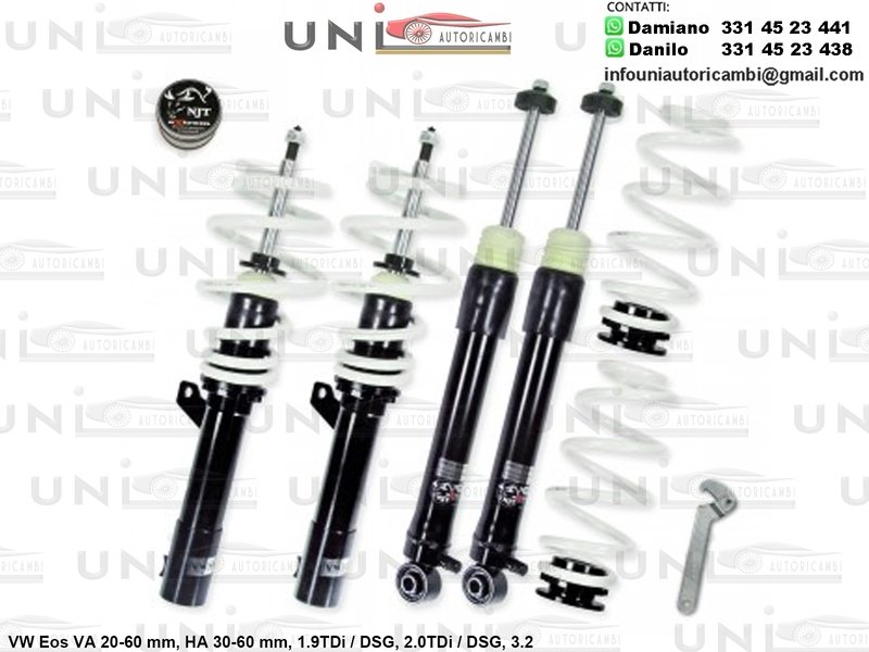 Assetto a Ghiera Regolabile VW Eos 1.9TDi DSG / 2.0TDi / DSG/ 3.2