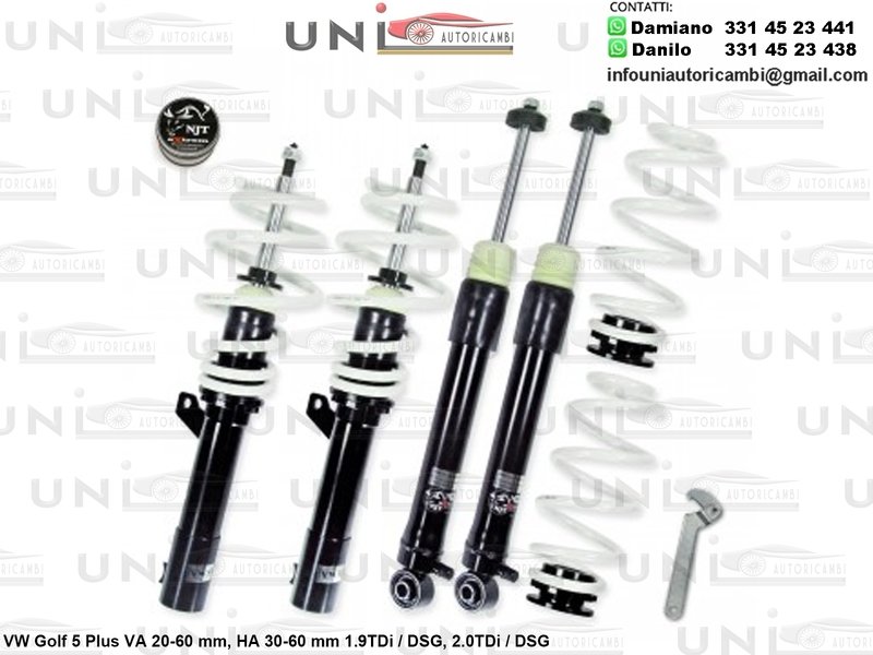 Assetto a Ghiera Regolabile VW Golf 5 1.9TDi DSG / 2.0TDi / DSG