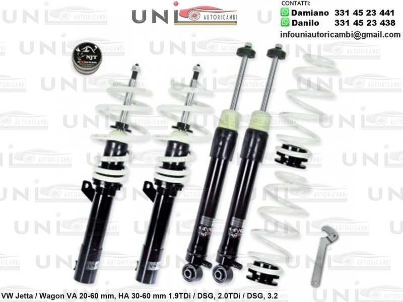 Assetto a Ghiera Regolabile VW Jetta / Wagon 1.9TDi DSG / 2.0TDi / DSG / 3.2