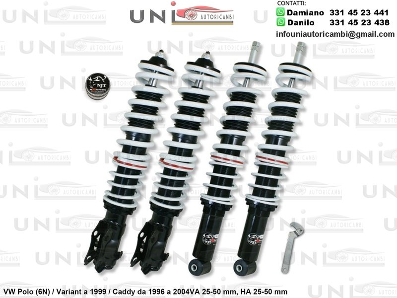 Assetto a Ghiera Regolabile VW Polo (6N) Variant - 1999 / Caddy da 1996 a 2004