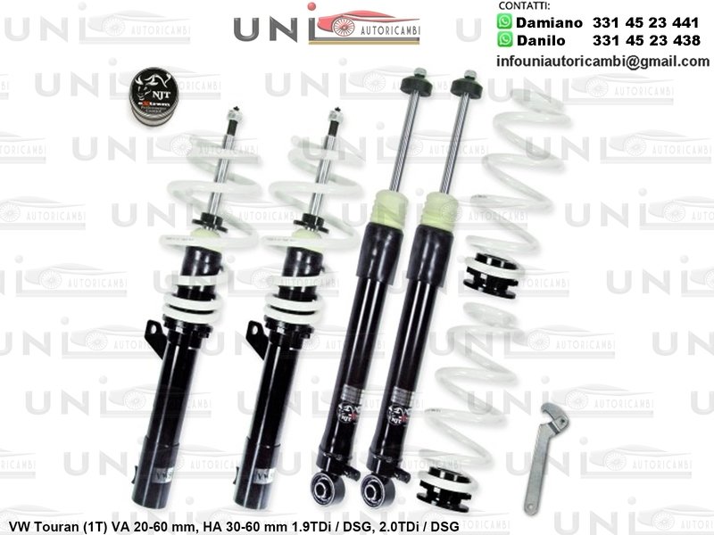 Assetto a Ghiera Regolabile VW Touran (1T) 1.9TDi DSG / 2.0TDi / DSG