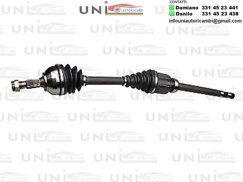 Albero motore / Semiasse ANTERIORE SINISTRO SX CITROEN ZX / BERLINGO DA 1996 - / BX DA 1986 - / XSARA DA 1997- / ZX DA 1991 PEUGEOT​ RANCH ​ / GRAND RAID​ / PARTNER​ / URBANA ​ DA 1996-