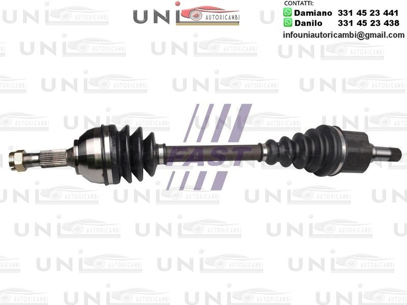 Albero motore / Semiasse ANTERIORE SINISTRO SX CITROEN JUMPY / DISPATCH DAL 2007-  PEUGEOT EXPERT DAL 2007-  FIAT SCUDO DAL 2007-