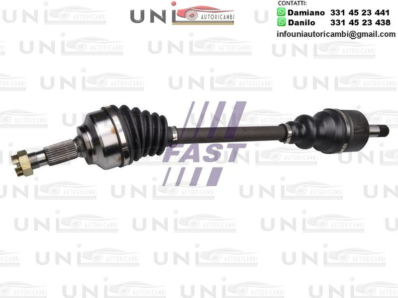 Albero motore / semiasse ANTERIORE SINISTRO SX CITROEN JUMPY / DISPATCH DAL 2007-  PEUGEOT 407 DAL 2004- / EXPERT DAL 2007-