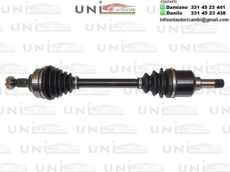 Albero motore / semiasse ANTERIORE SINISTRO SX CITROEN C4 DA 2004-/ BERLINGO DA 2008- PEUGEOT 307/406 DAL 2000- / GRAND RAID​  / PARTNER ​/RANCH​ DAL 2008-​